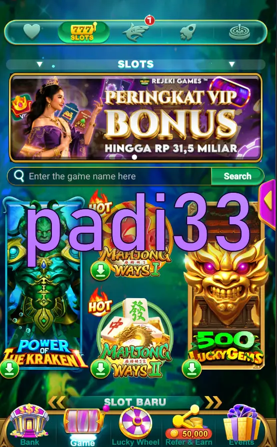 padi33 Masuk